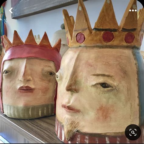 Paper Mache Queens Head