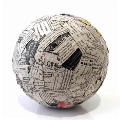 Paper Mache Styrofoam Ball