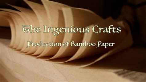 Paper Made From Bamboo