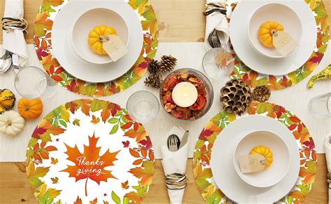 Paper Placemats For Fall