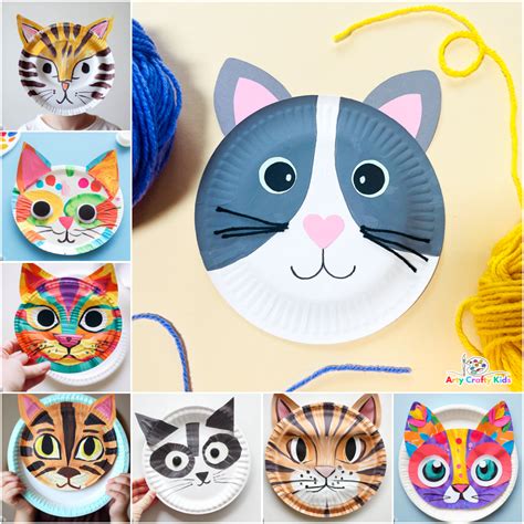 Paper Plate Cat Activity