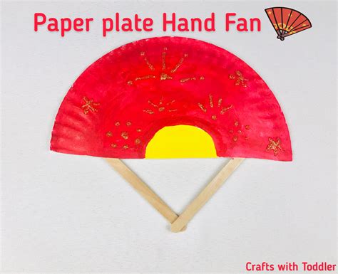 Paper Plate Hand Fans
