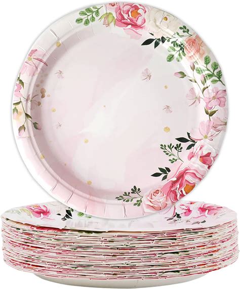 Paper Plates Floral Design
