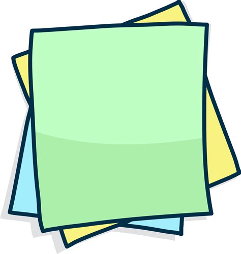 Paper Post It Clipart