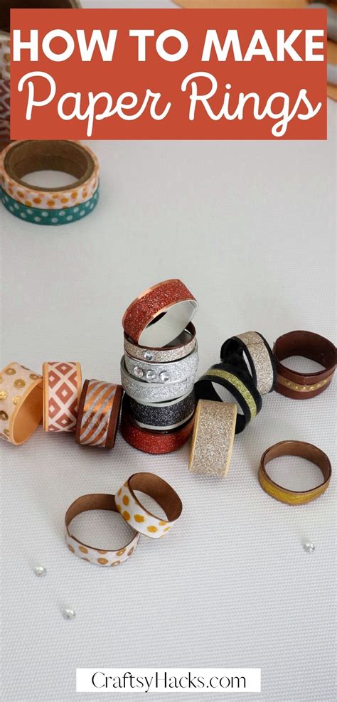Paper Rings Diy