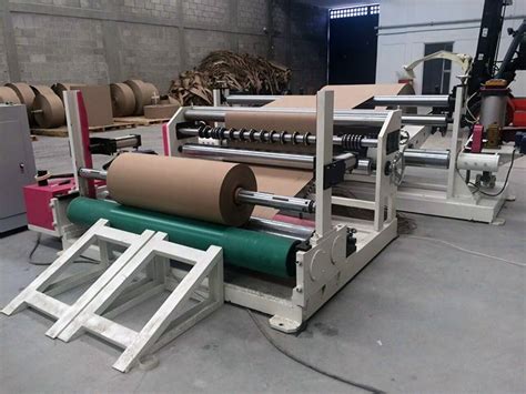 Paper Roll Slitting & Rewinding Machine