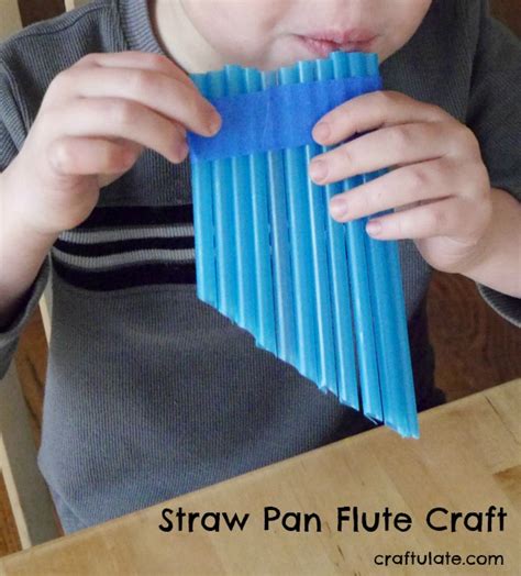 Paper Straw Pan Flute