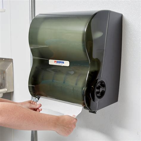 paper towel dispenser notched rolls