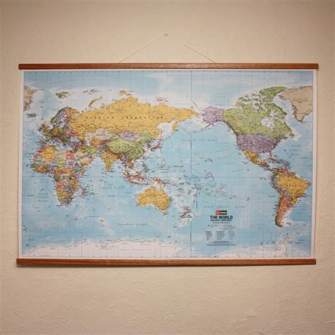 paper wall map