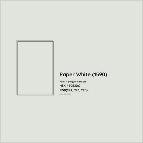 paper white color code