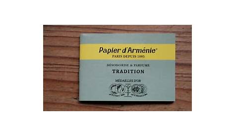 Armenisches Papier d Arménie Original triple d'armenie