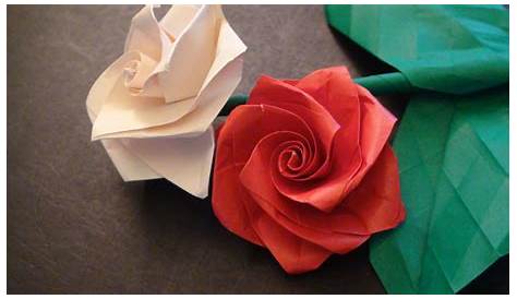 Papier Origami Rose faltkunst FresHouse