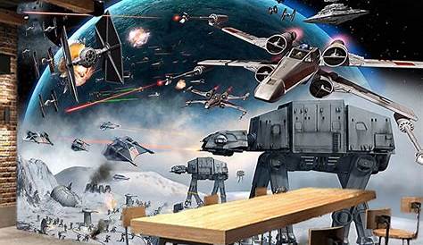 Papier Peint 3d Star Wars Panoramique Gratuit peint