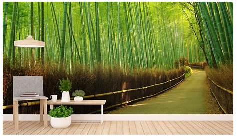 Papier peint murale zen Bambou wall mural 60521277 Etsy