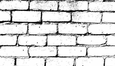 Murale en Papier Peint Vieux Mur de Briques (Noir et Blanc