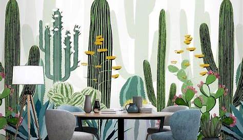 Papier Peint Cactus Castorama Les Oeuvres, , Interieur Design