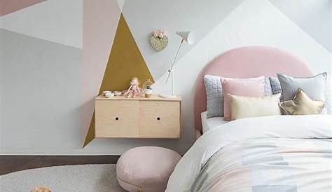 1001 + idées de décoration de chambre de fille en rose et gris