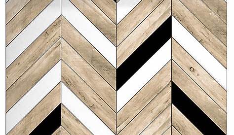 Papier peint duplex chevron beige noir Castorama