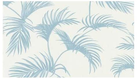 Papier Peint Feuille De Palmier Bleu Jungle Maui Maui D