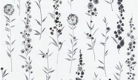 Papier Peint Fleuri Noir Et Blanc 10 Idées De Pour Les Amoureux Du Duo