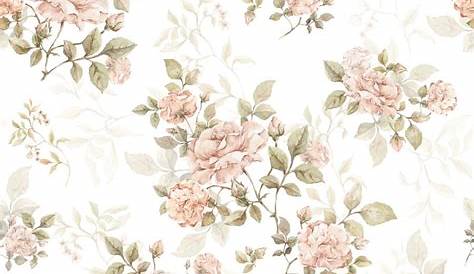Papier peint vintage à motifs floraux en 25 idées fantastiques