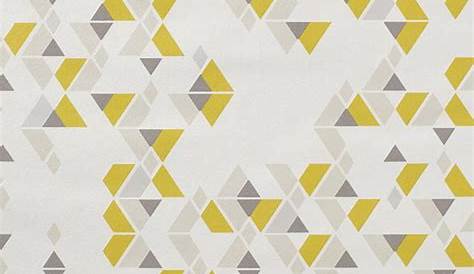 Papier Peint Geometrique Castorama Expansé Sur Intissé Triangle Jaune