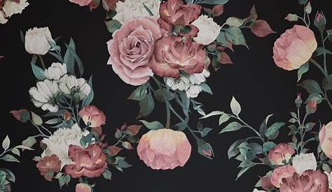 Papier Peint Grosse Fleur Rose Vintage Gratuit peint