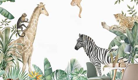 Yeda Design Papier peint Animaux dans la jungle