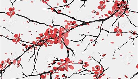 Papier Peint Motif Japonais Cerisier s s s Pixers Nous Vivons Pour Changer
