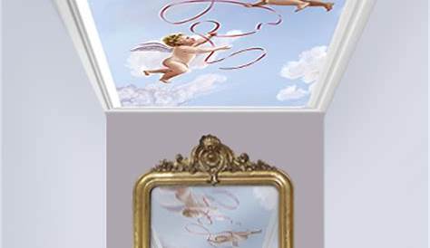 Papier Peint Plafond Trompe Loeil L’oeil Introduisez La Nature Dans