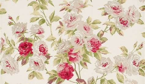 Papier Peint Style Anglais Fleurs Fleuri