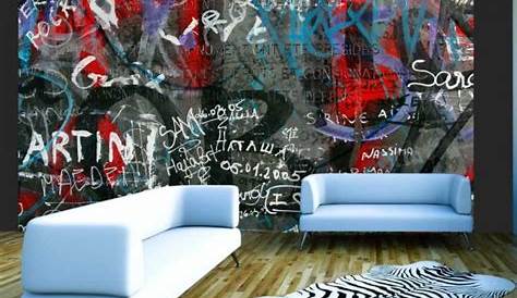 Papier Peint Panoramique Urban graffiti — WorldOfWomen