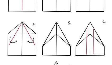 Anleitungen zum Falten von Papierfliegern - Papierflugzeuge basteln