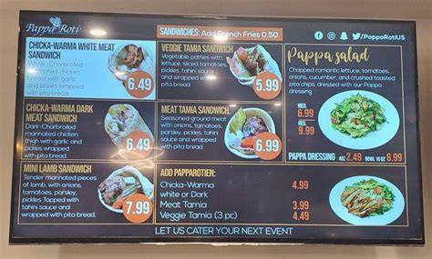 papparoti nairobi menu