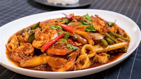Paprik Seafood Ala Thai – Resipi Terperinci
