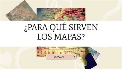 Para que sirven los mapas