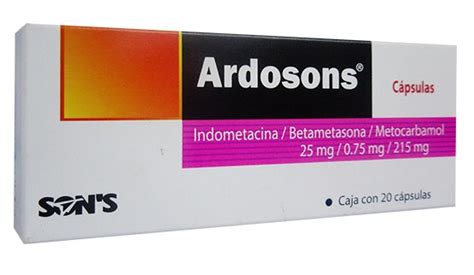 Ardosons 25mg. 20 tablets Farmacia Mexicana Buena Salud