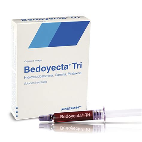 Para qué sirve Bedoyecta inyectable y vitaminas que contiene