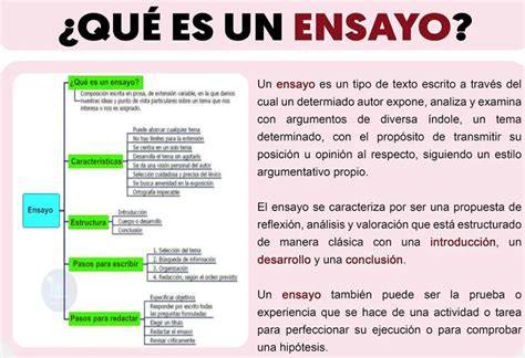 ¿Qué es un ensayo?