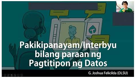 PANGANGALAP NG DATOS SA PANANALIKSIK - YouTube