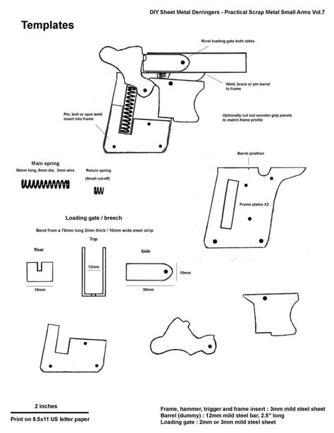 Parabellum Rubber Band Gun Plans
