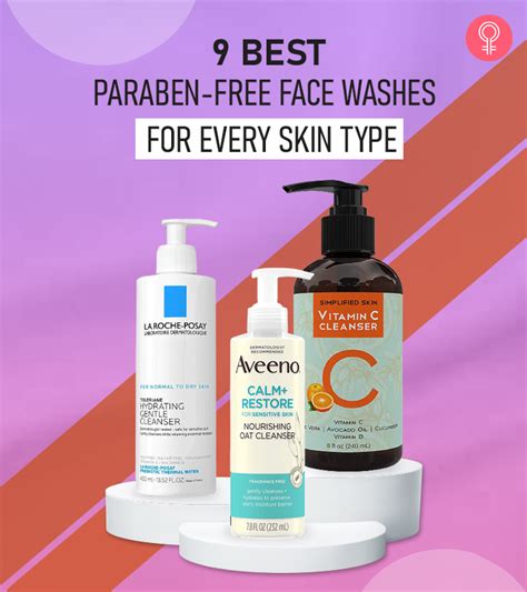 paraben free face wash