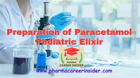 Paracetamol Elixir Formulation