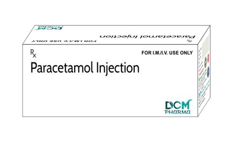 Paracetamol Injection Dilution