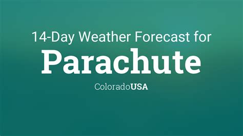 Parachute Colorado Weather