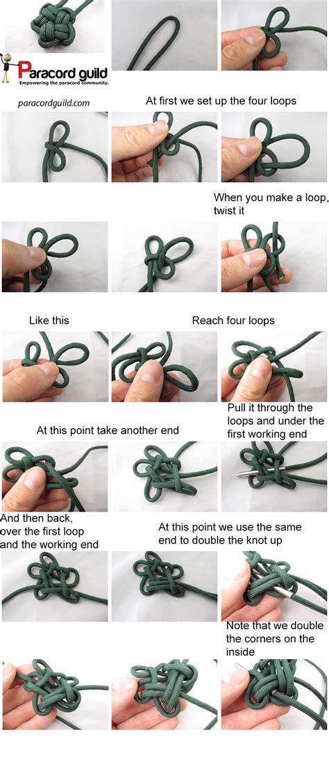 Paracord Bracelet Ball Knot