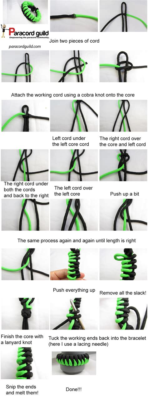 Paracord Bracelet Instructions For Beginners