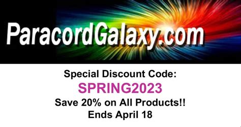 paracord galaxy promo code
