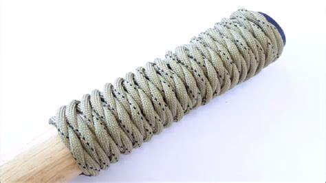 paracord handle wrap shock absorption