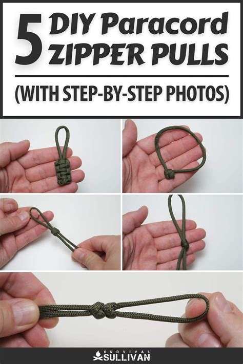 Paracord Zipper Pull Diy
